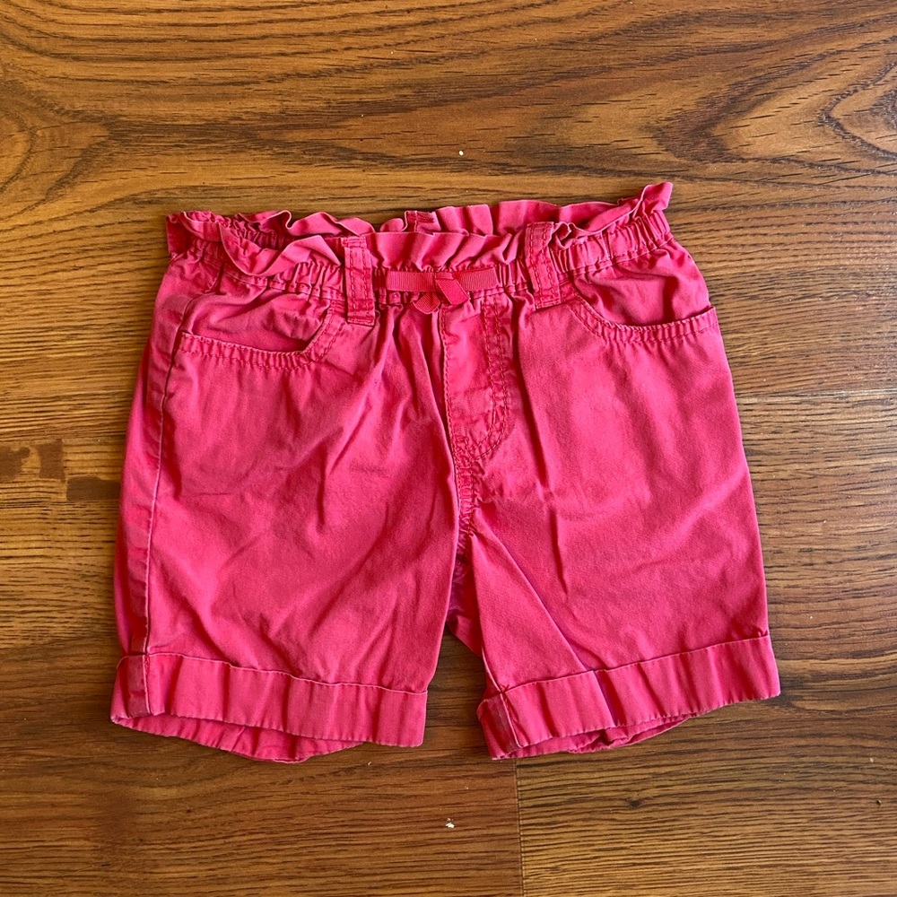 Gymboree girls’ pink bow shorts size 5